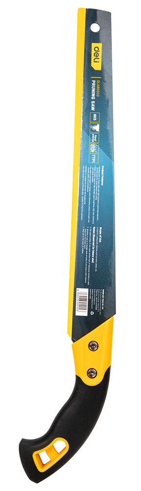 DELI πριόνι ξύλου DL580933 με αντιολισθητική λαβή, 33cm