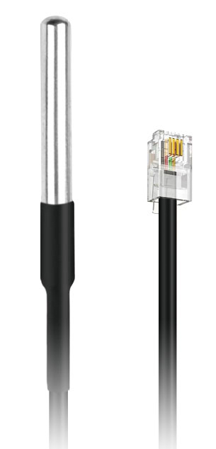 SONOFF καλώδιο με αισθητήρα θερμοκρασίας DS18B20, αδιάβροχο, 50cm, μαύρο
