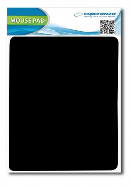 ESPERANZA mouse pad EA145K, 21.5×17.5×0.2cm, μαύρο