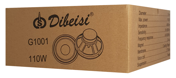 DIBEISI ηχείο G1001-4, 10″, 110W, 4 Ohm, 91dB