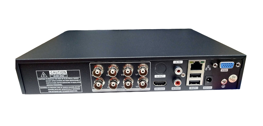 Καταγραφικό δικτύου με 8 κάμερες – CCTV Security Recording System – POE – 080081