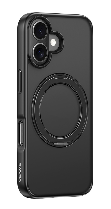 USAMS θήκη GZ US-BH893 για iPhone 16, διάφανη/μαύρη