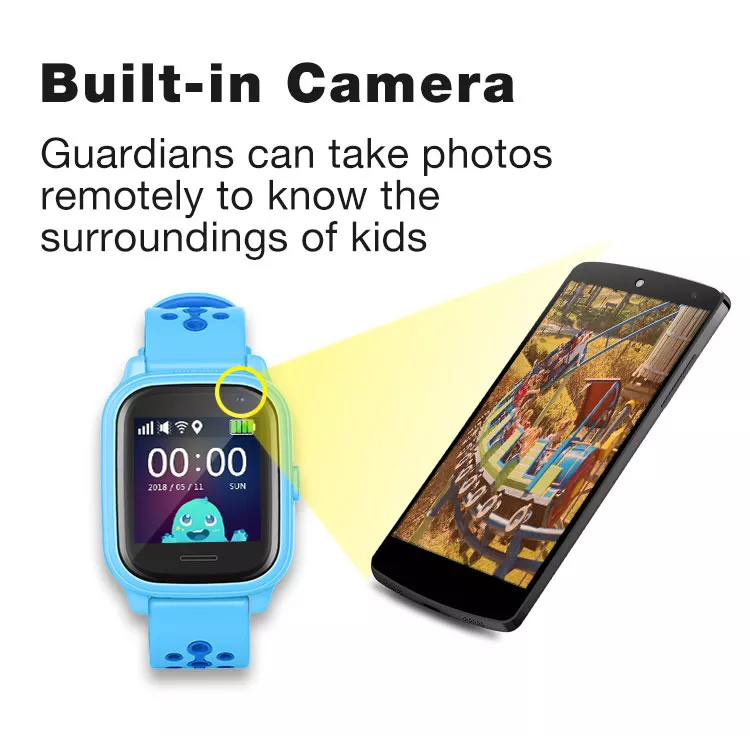 INTIME GPS smartwatch για παιδιά IT-54, 1.33″, camera, 2G, IPX7, μαύρο