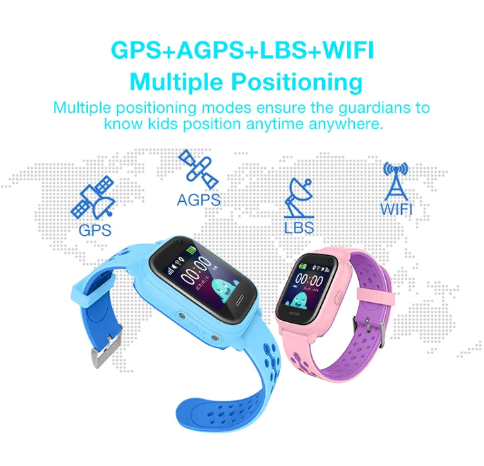 INTIME GPS smartwatch για παιδιά IT-54, 1.33″, camera, 2G, IPX7, μαύρο