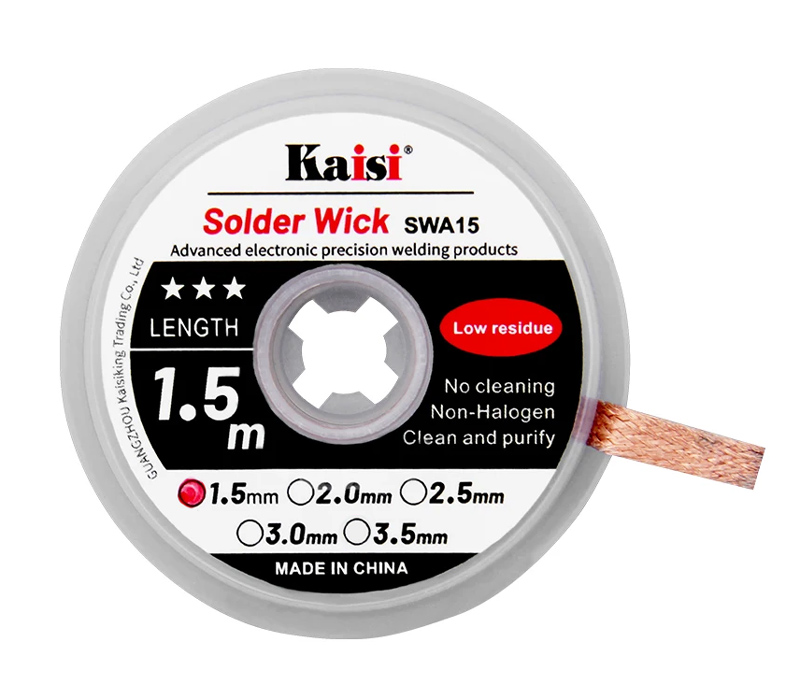 KAISI σύρμα αποκόλλησης KAI-1515, χαλκού, 1.5mm x 1.5m