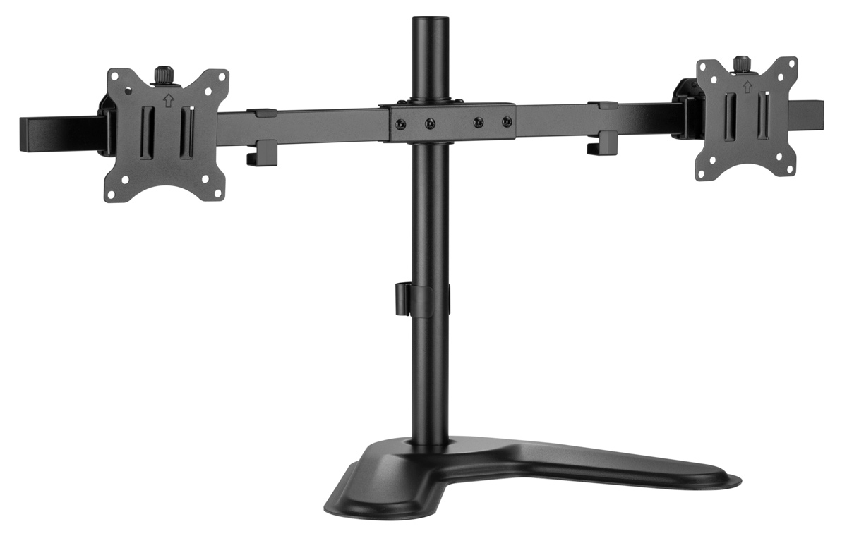 BRATECK βάση γραφείου LDT57-T02 για 2 οθόνες 17″-32″, έως 9kg ανά οθόνη