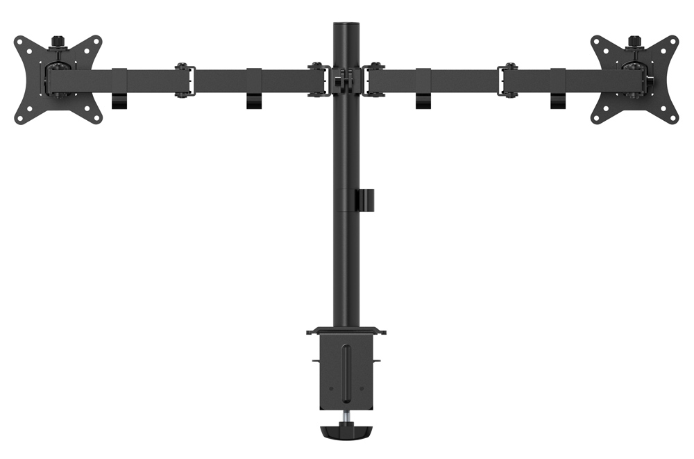 BRATECK βάση γραφείου LDT66-C024 για 2 οθόνες 17″-32″, έως 9kg ανά οθόνη