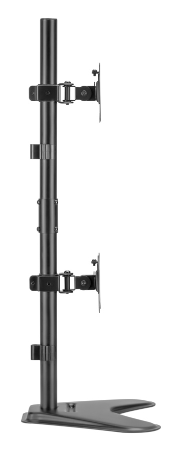 BRATECK βάση γραφείου LDT66-T02V για 2 οθόνες 17″-32″, 9kg ανά οθόνη