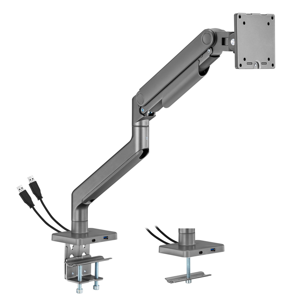 BRATECK βάση γραφείου LDT74-C012UC για οθόνη 17″-49″, έως 20kg