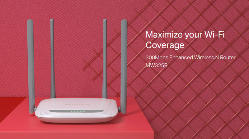 MERCUSYS Wireless N Router MW325R, 300Mbps, Ver. 2.0