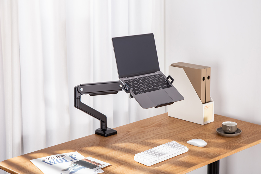BRATECK βάση laptop NBH-8 για βάση οθονών VESA, έως 17″, μαύρη