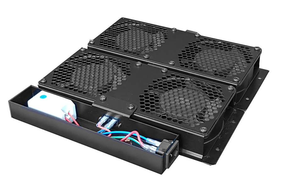 POWERTECH cooling fan με θερμοστάτη για rack NETW-0010, 29.5x31x4cm