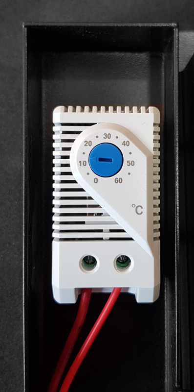 POWERTECH cooling fan με θερμοστάτη για rack NETW-0010, 29.5x31x4cm
