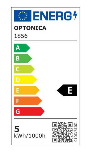 OPTONICA LED λάμπα A60 1856, Filament, 5W, 2700K, 600lm, E27