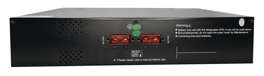 POWERTECH battery pack PT-1024 με 8x 12V 7Ah μπαταρίες, DC 96V, 2U