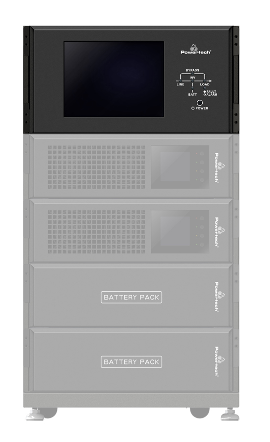 POWERTECH LCD οθόνη αφής 10″ PT-10LM, για συστήματα UPS