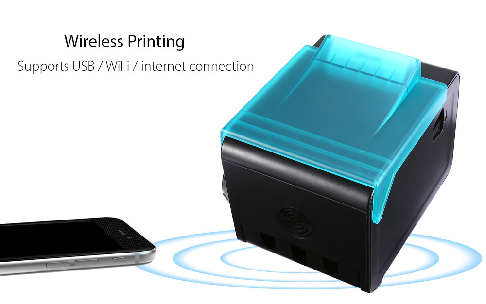 POWERTECH θερμικός εκτυπωτής κουζίνας PT-1107, USB/Bluetooth/Ethernet/WiFi/Serial