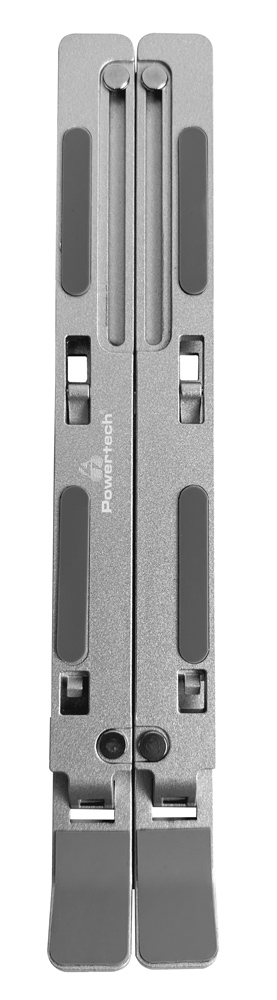 POWERTECH μεταλλική βάση laptop PT-1160, έως 18″, foldable, ασημί