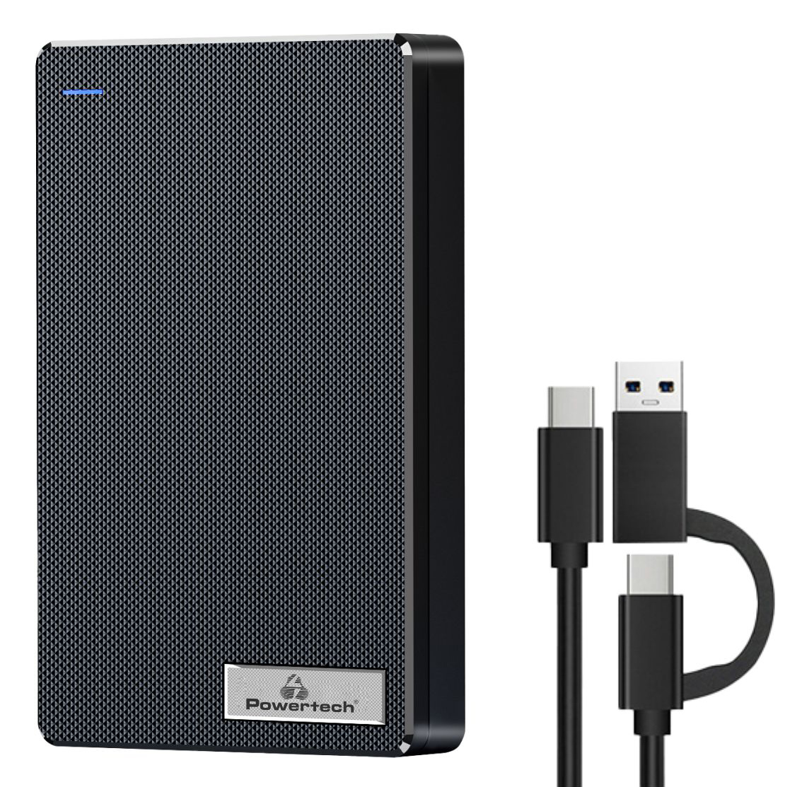 POWERTECH θήκη για 2.5″ SATA HDD/SSD PT-1232, 5Gbps, μαύρη