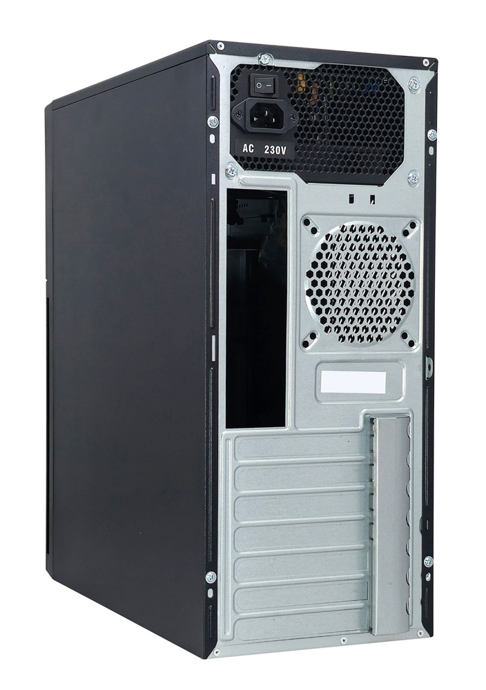 POWERTECH PC Case PT-1308 με 550W PSU, ATX, 330x175x405mm, μαύρο