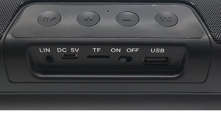 POWERTECH soundbar PT-989, 20W RMS, TWS, 3600mAh, μαύρο