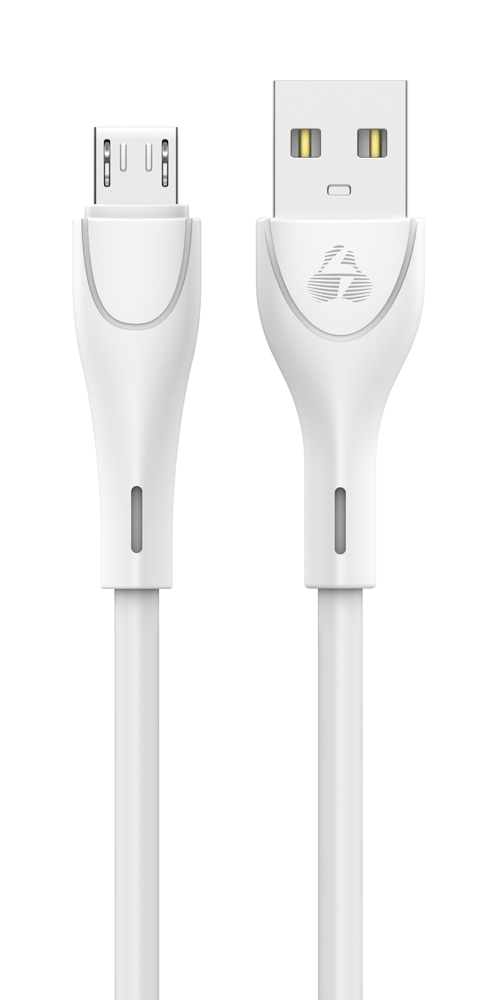 POWERTECH καλώδιο USB σε Micro USB eco round PTR-0106, 15W 3A, 1m, λευκό