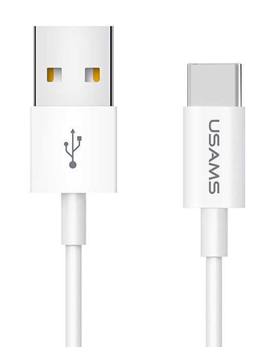 USAMS καλώδιο USB-C σε USB US-SJ285, 10W, 1m, λευκό