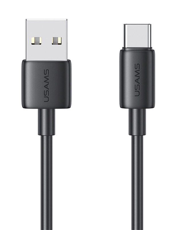 USAMS καλώδιο USB-C σε USB US-SJ708, 18W, 480Mbps, 1m, μαύρο