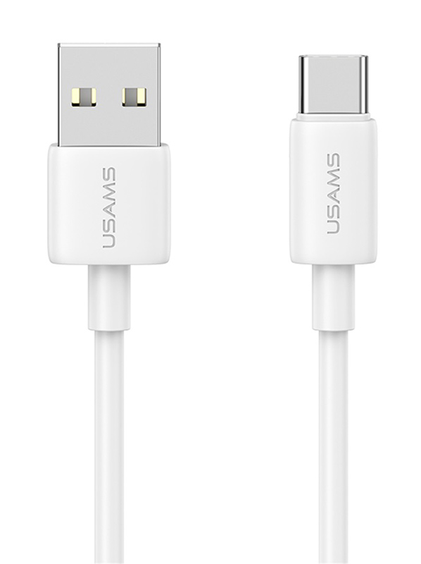 USAMS καλώδιο USB-C σε USB US-SJ708, 18W, 480Mbps, 1m, λευκό