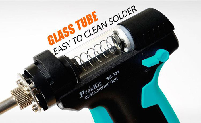 PROSKIT σταθμός αποκόλλησης SS-331B με οθόνη, 140W, 160~480 °C
