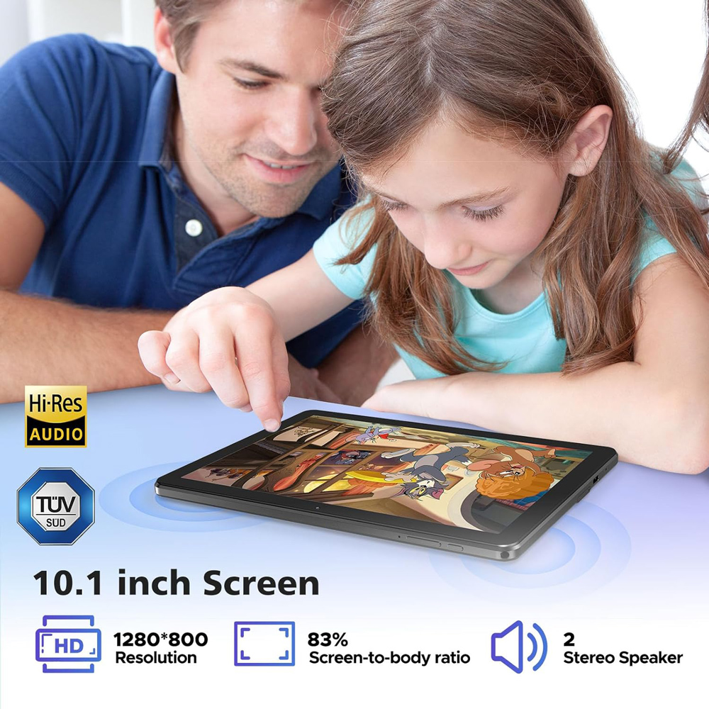 DOOGEE tablet T10W, 10.1″, 4/128GB, 4G, Android 14, 8000mAh, μαύρο