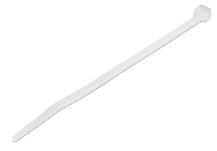 POWERTECH δεματικά καλωδίων TIES-045, 150×3.6mm, λευκά, 100τμχ