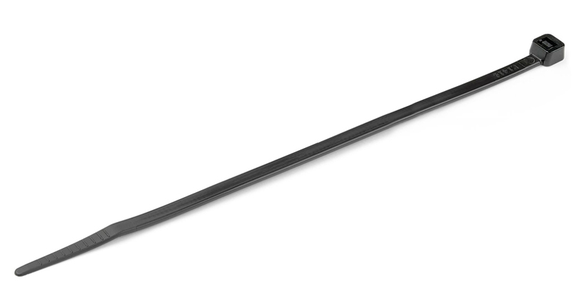 POWERTECH δεματικά καλωδίων TIES-050, 250×3.6mm, μαύρα, 100τμχ