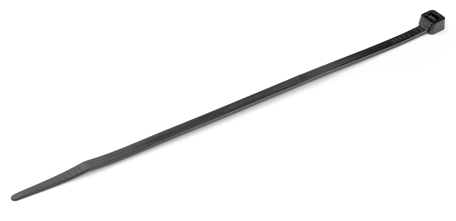 POWERTECH δεματικά καλωδίων TIES-052, 300×3.6mm, μαύρα, 100τμχ