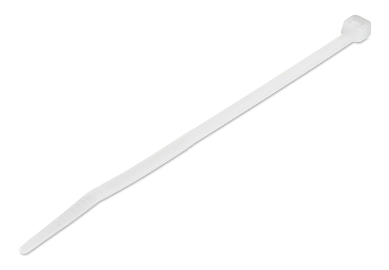 POWERTECH δεματικά καλωδίων TIES-053, 200×4.8mm, λευκά, 100τμχ