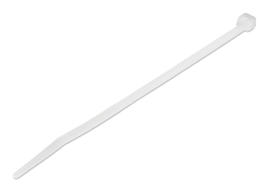 POWERTECH δεματικά καλωδίων TIES-055, 300×4.8mm, λευκά, 100τμχ