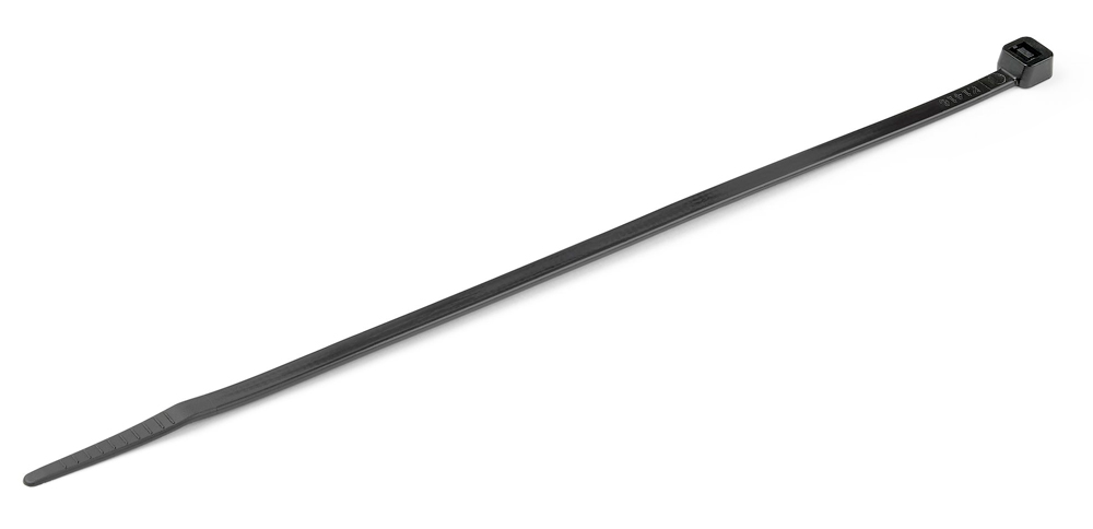 POWERTECH δεματικά καλωδίων TIES-062, 400×7.5mm, μαύρα, 100τμχ