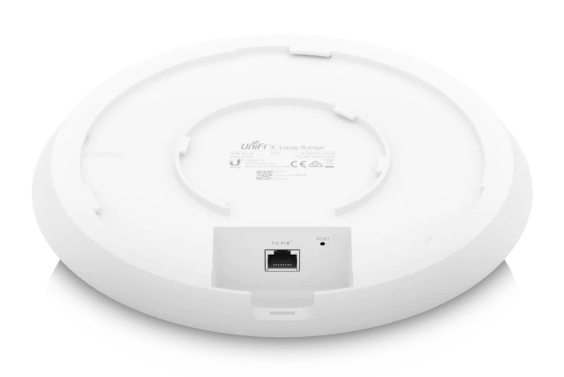 UBIQUITI Access Point UniFi U6-LR, 3000Mbps, Wi-Fi 6, 4×4 MU-MIMO, PoE+