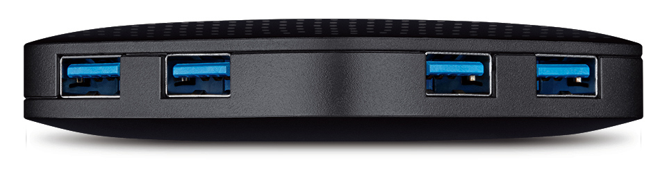 TP-LINK USB hub UH400, 4x θυρών, 5Gbps, USB σύνδεση, μαύρο, Ver. 3.0
