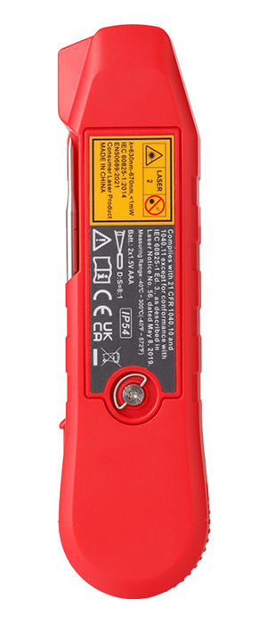 UNI-T ψηφιακό θερμόμετρο 2 in 1 UT320T, -40~300 °C, IP54