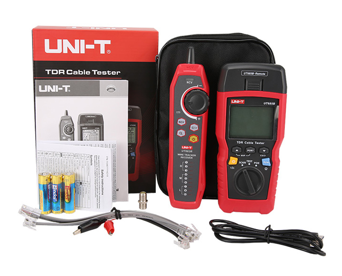 UNI-T tester καλωδίων δικτύου UT685B KIT, TDR