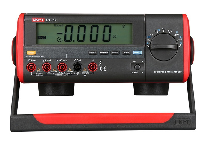UNI-T ψηφιακό πολύμετρο πάγκου UT803, 1000V AC/DC, 100kHz, True RMS