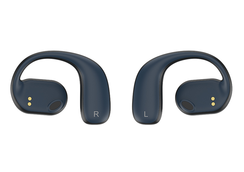 CELEBRAT earphones με θήκη φόρτισης W29, Open Wearable Stereo, μαύρα