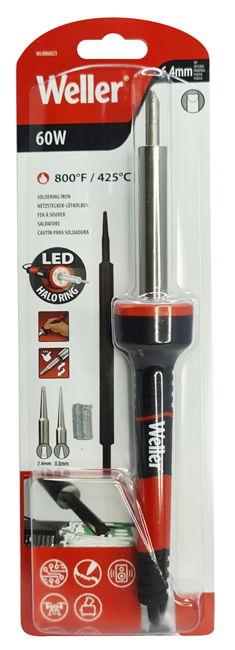 WELLER kit κολλητήρι WLIRK6023C με LED φωτισμό, 3x μύτες, 60W, έως 425°C