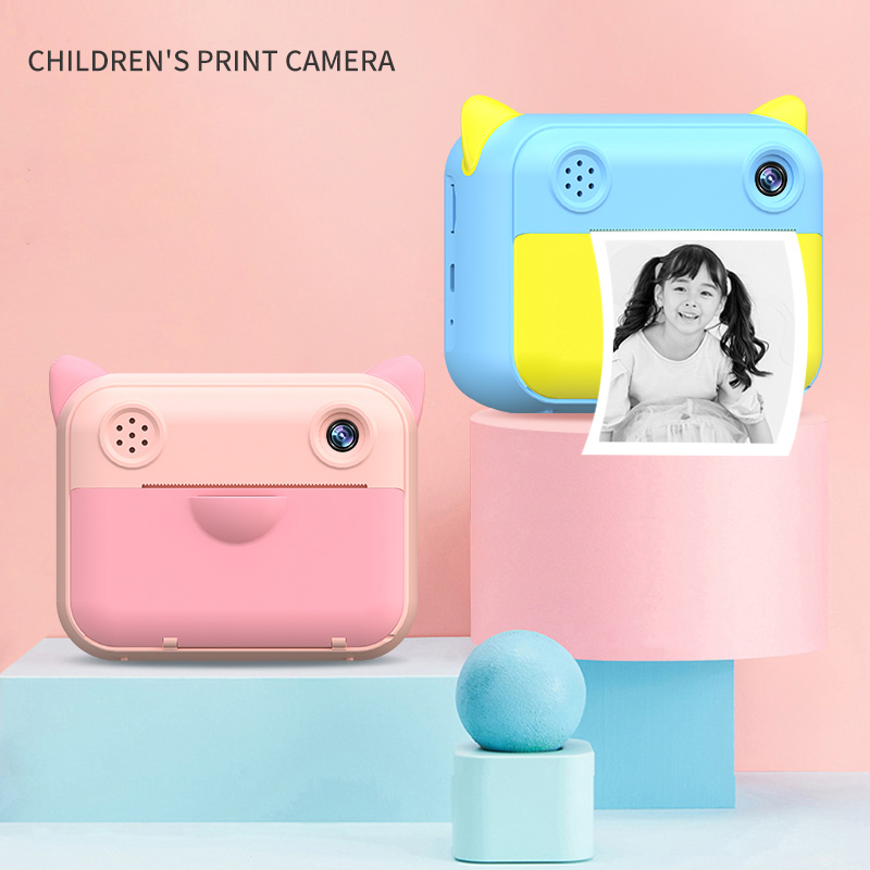 WOWKIDS παιδική φωτογραφική μηχανή C04 με εκτυπωτή, 12MP, 2.4″, μπλε