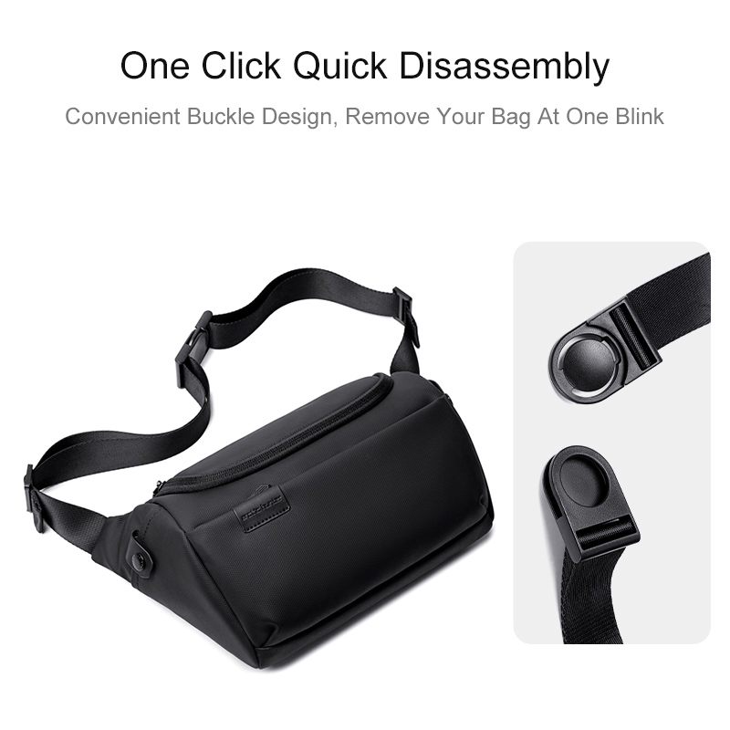 ARCTIC HUNTER τσάντα Crossbody Y00565 με θήκη tablet, 4L, μαύρη