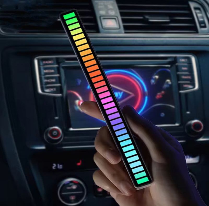 LED φωτορυθμικό φωτιστικό ZS52, RGB, 5W, μαύρο