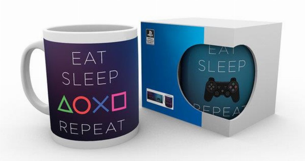 Κεραμική Κούπα Playstation – Eat Sleep Play Repeat Mug