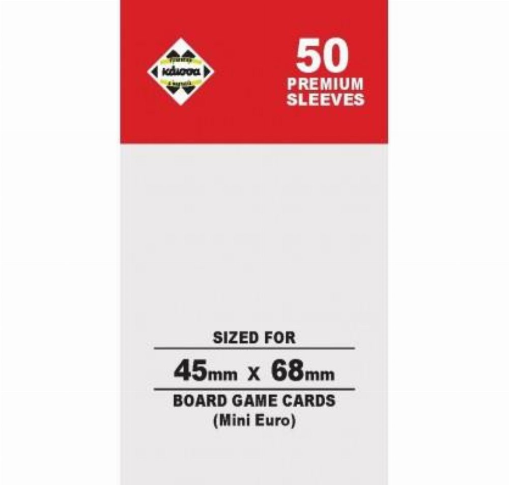 Premium Board Games Sleeves (50 Θήκες) Mini Euro 45x68mm