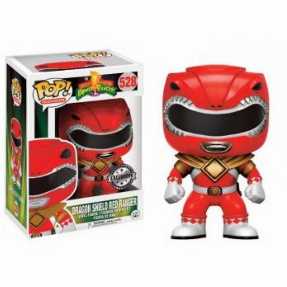 Φιγούρα Funko POP! Power Rangers – Dragon Shield Red Ranger #528 (Limited)